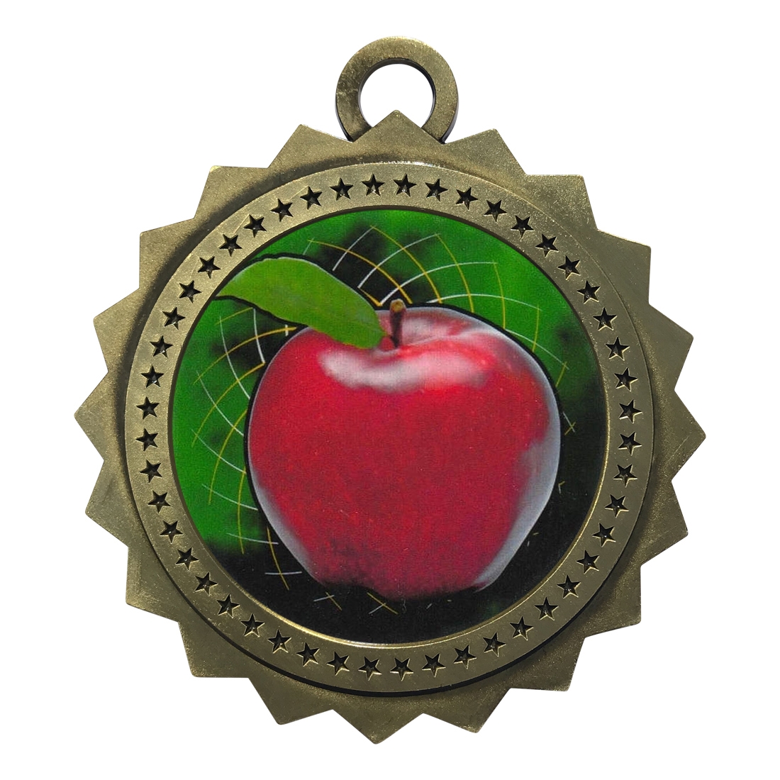 3" Scholastic Apple Medal
