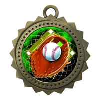 3" Baseball Medal