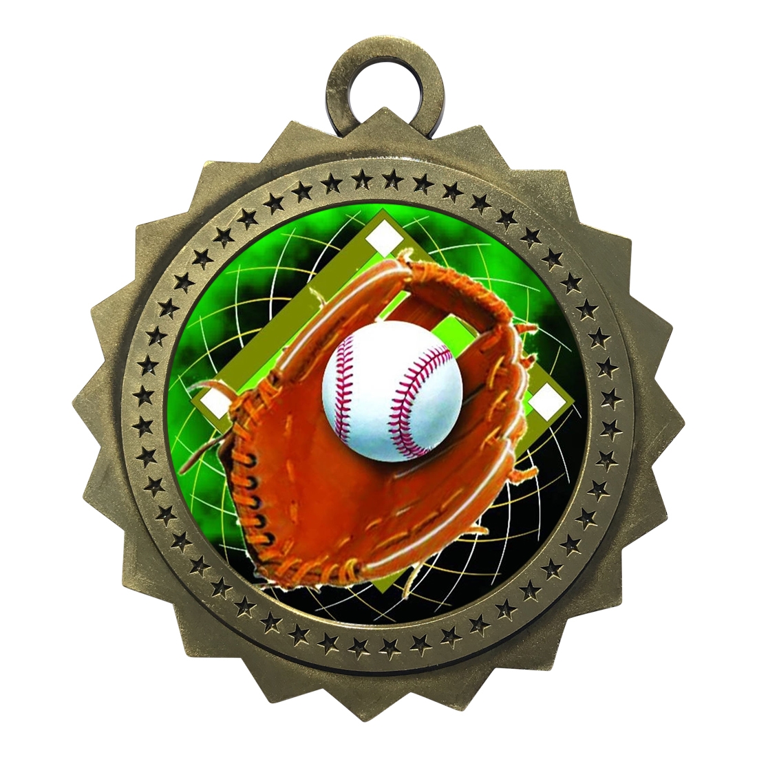 3" Baseball Medal