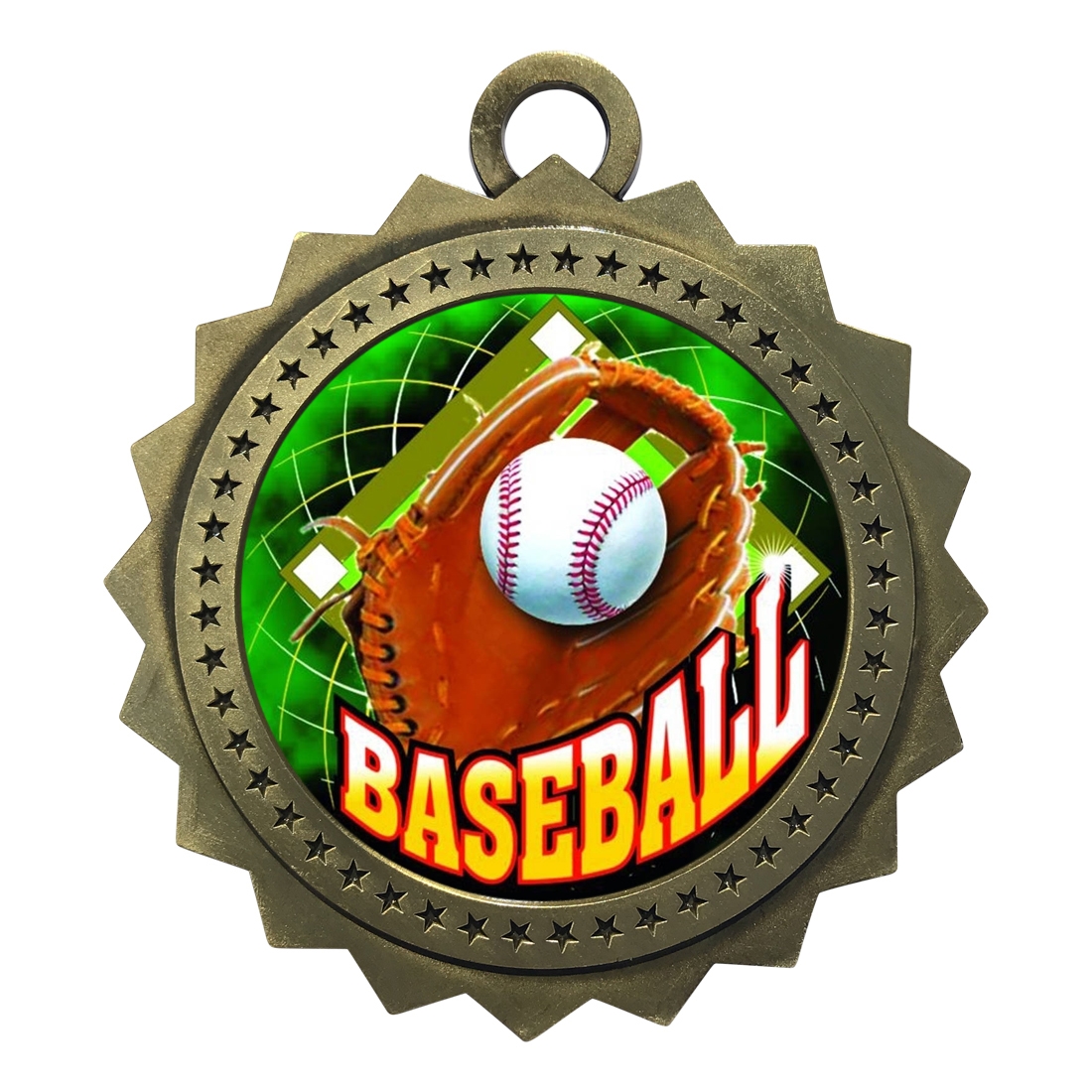 3" Baseball Medal