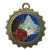 3" Beauty Queen Medal