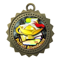 3" Perfect Attendance Medal