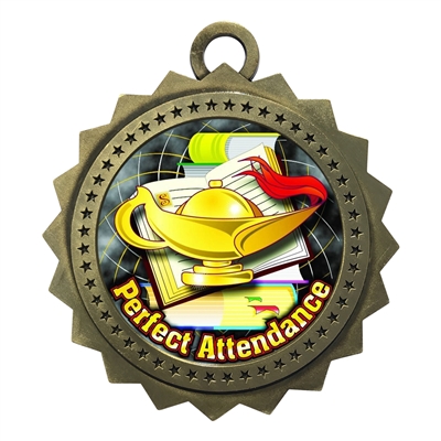 3" Perfect Attendance Medal