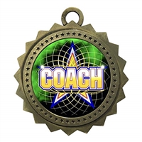 3" Coach Medal