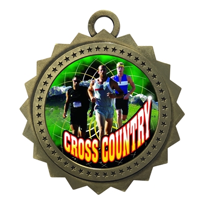 3" Male Cross Country Medal