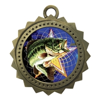 3" Fishing Medal