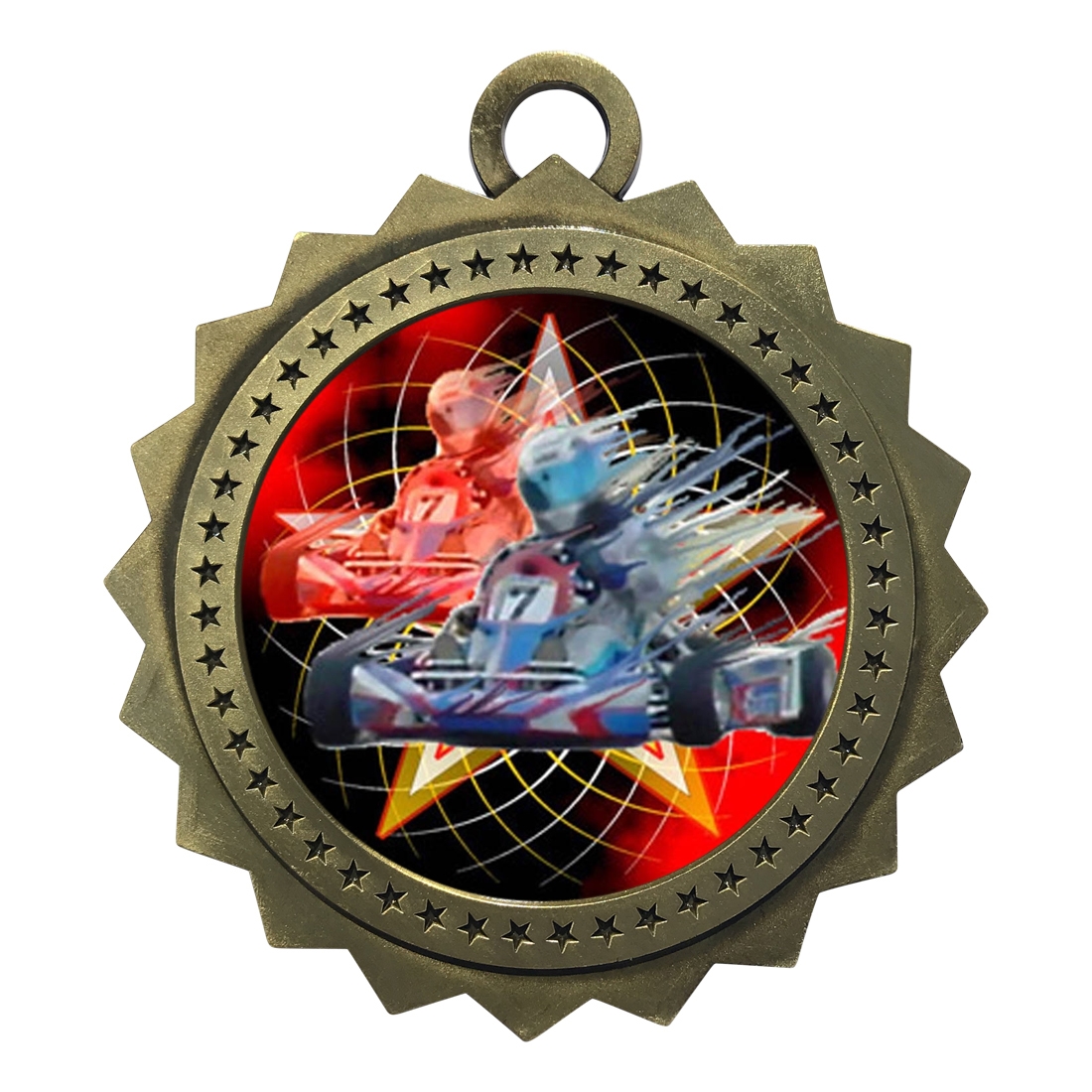 3" Go Kart Medal