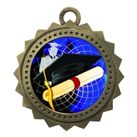 3" Graduation Medal