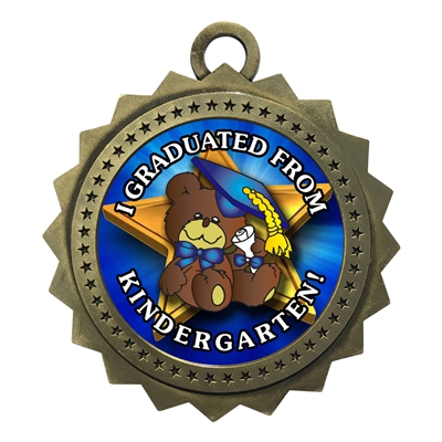3" Kindergarten Graduation Medal