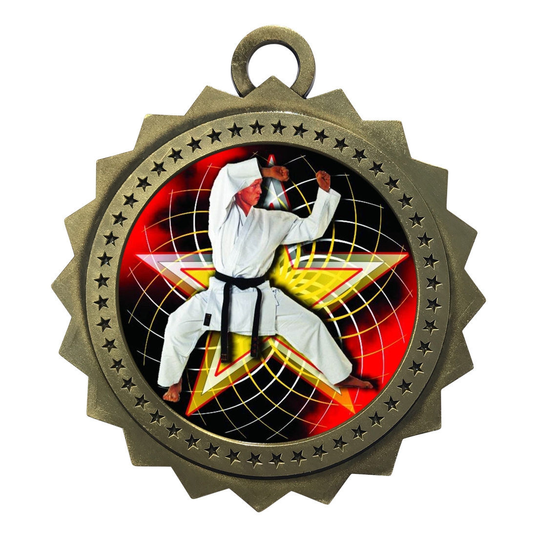 3" Martial Arts Karate Medal