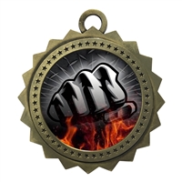 3" Martial Arts Fist Medal