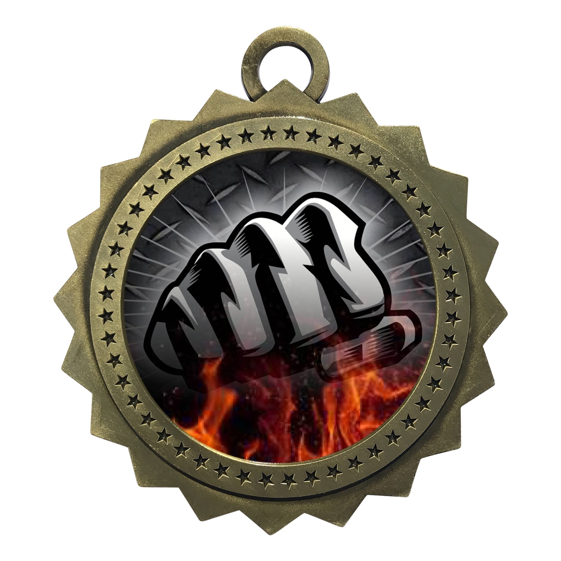 3" Martial Arts Fist Medal