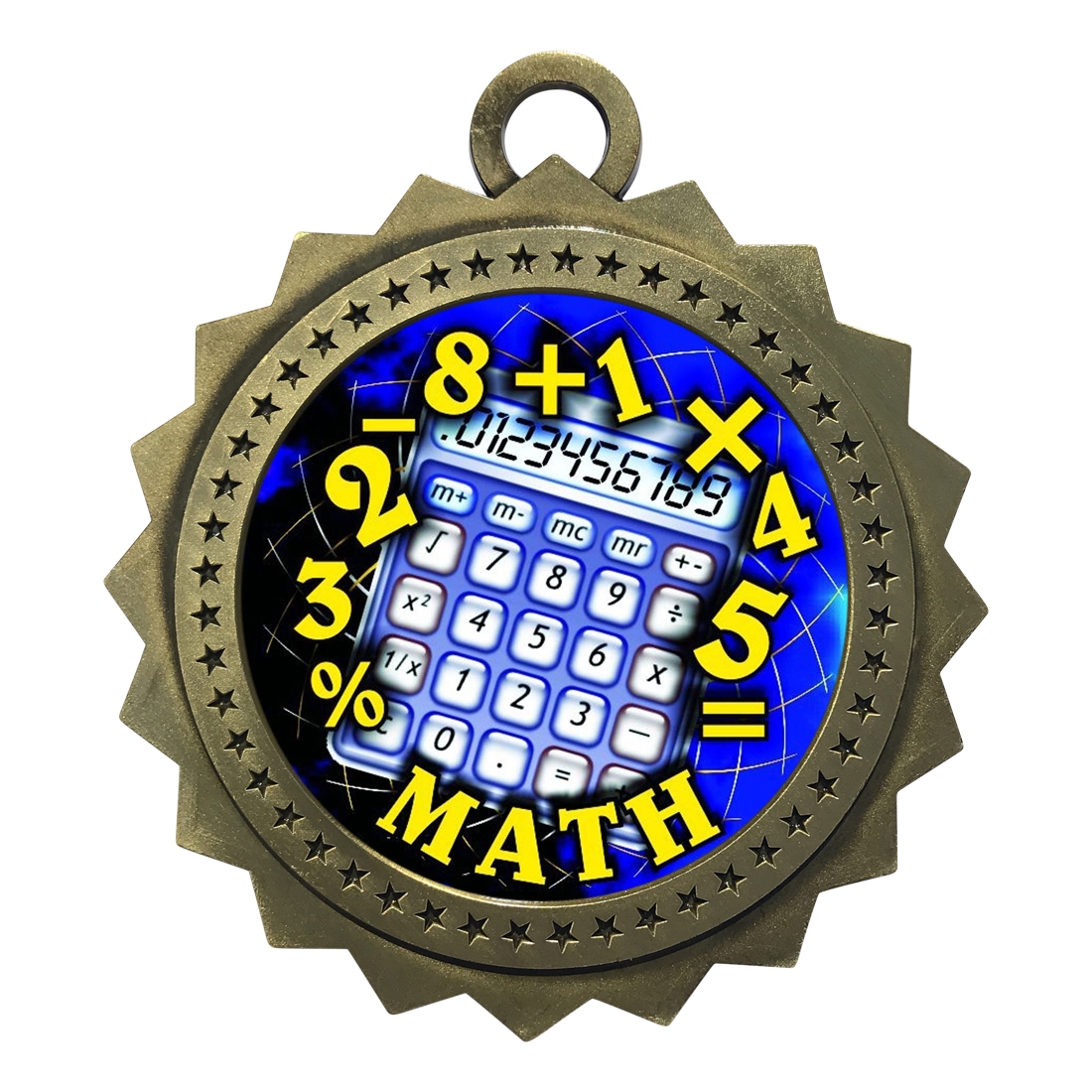 3" Math Medal