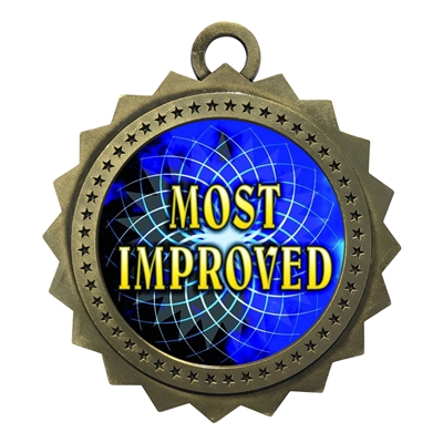 3" Most Improved Medal