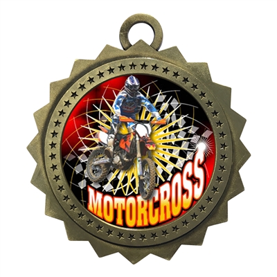 3" Motocross Medal