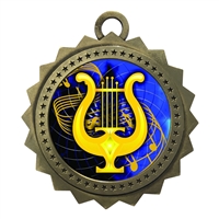 3" Music Medal