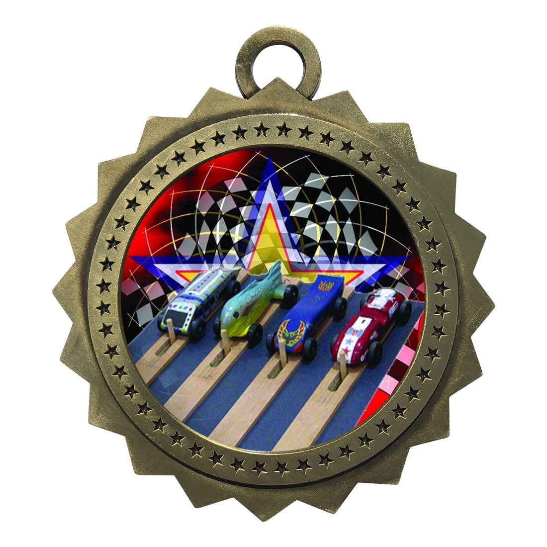 3" Pinewood Derby Medal