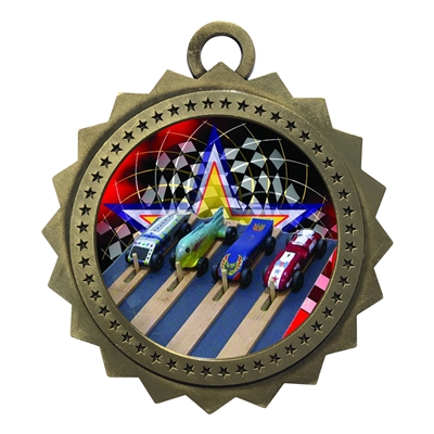 3" Pinewood Derby Medal