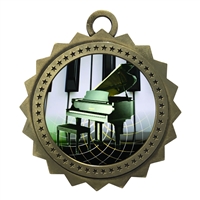 3" Piano Medal