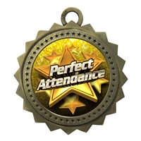 3" Perfect Attendance Medal