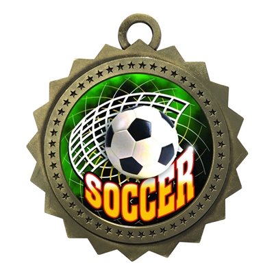 3" Soccer Medal