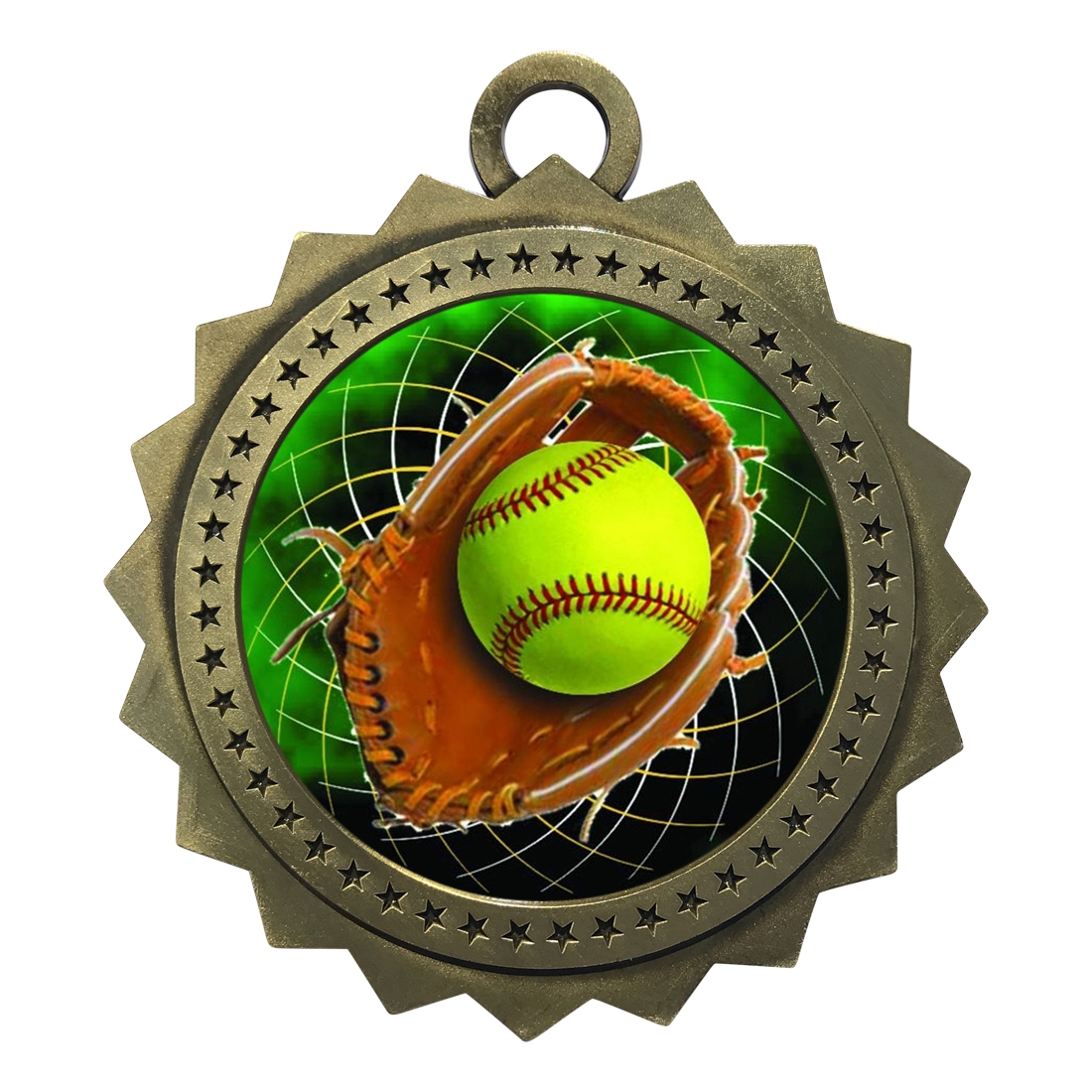 3" Softball Medal