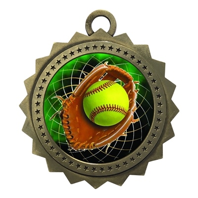 3" Softball Medal