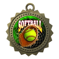 3" Softball Medal