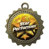 3" Star Performer Medal