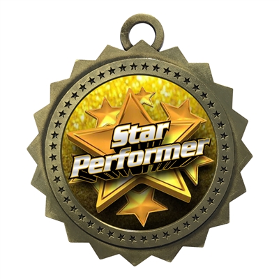 3" Star Performer Medal