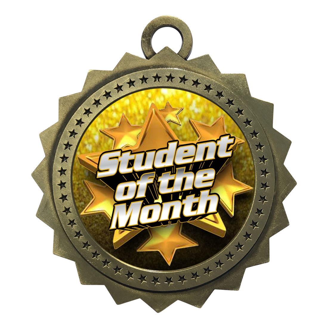 3" Student of the Month Medal