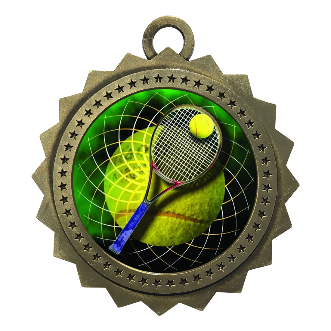3" Tennis Medal