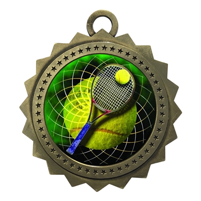 3" Tennis Medal
