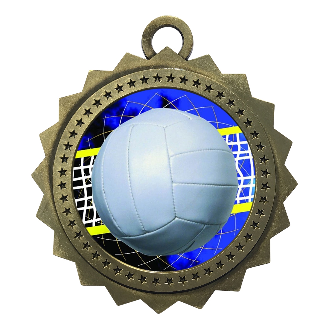 3" Volleyball Medal