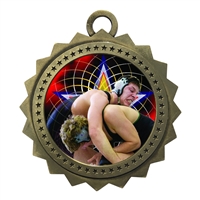 3" Wrestling Medal