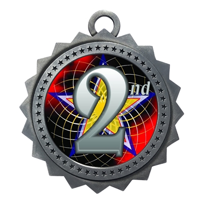 3" 2nd Place Medal