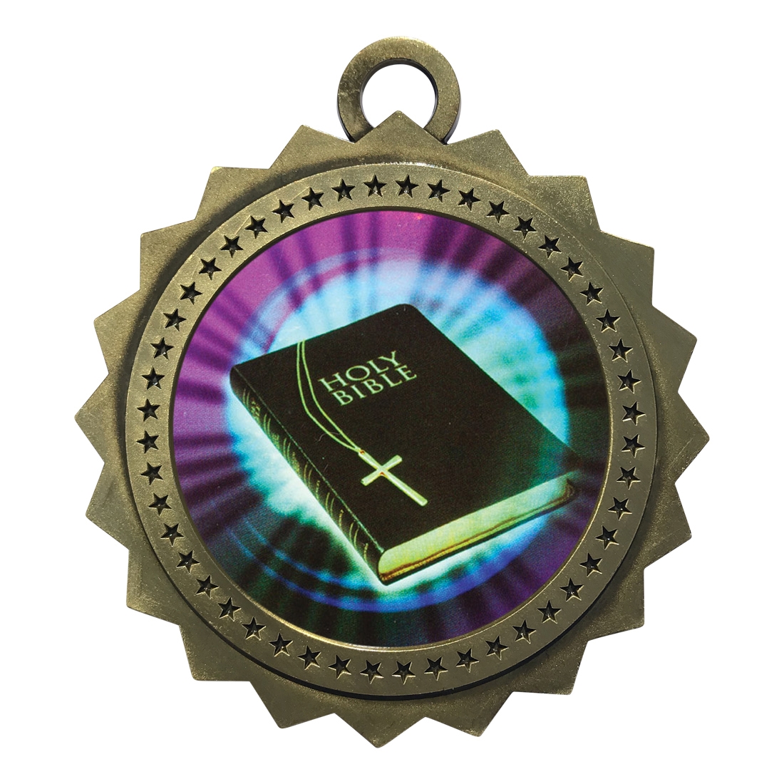 3" Holy Bible Medal