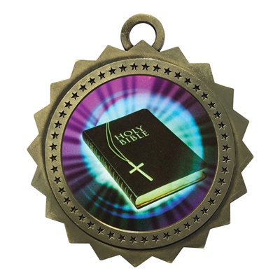 3" Holy Bible Medal
