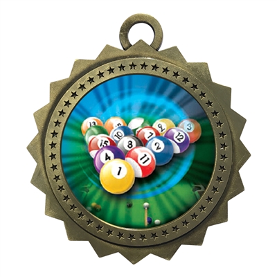 3" Billiards Medal