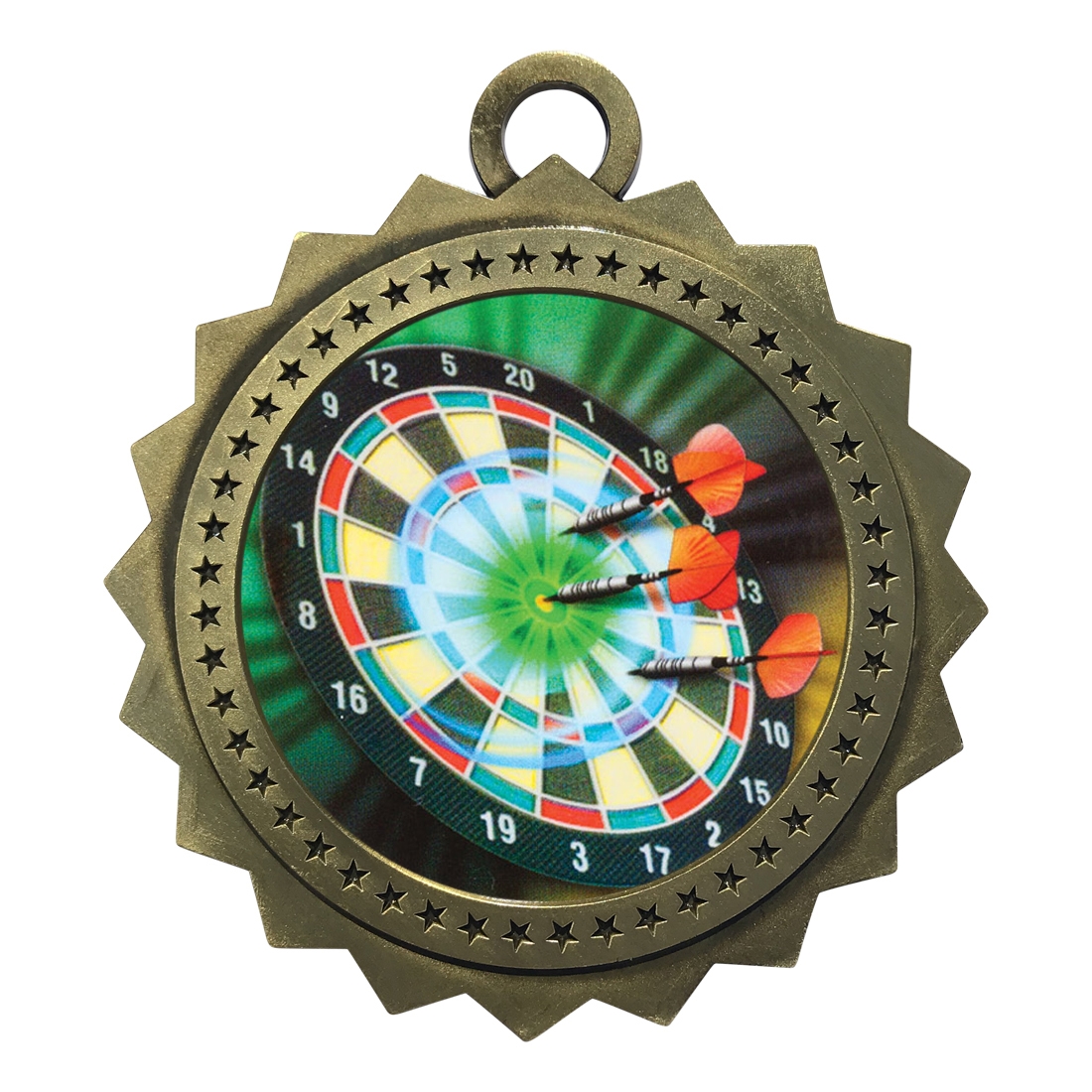 3" Darts Medal