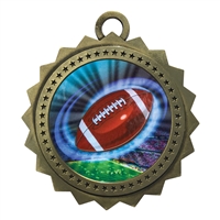 3" Football Medal