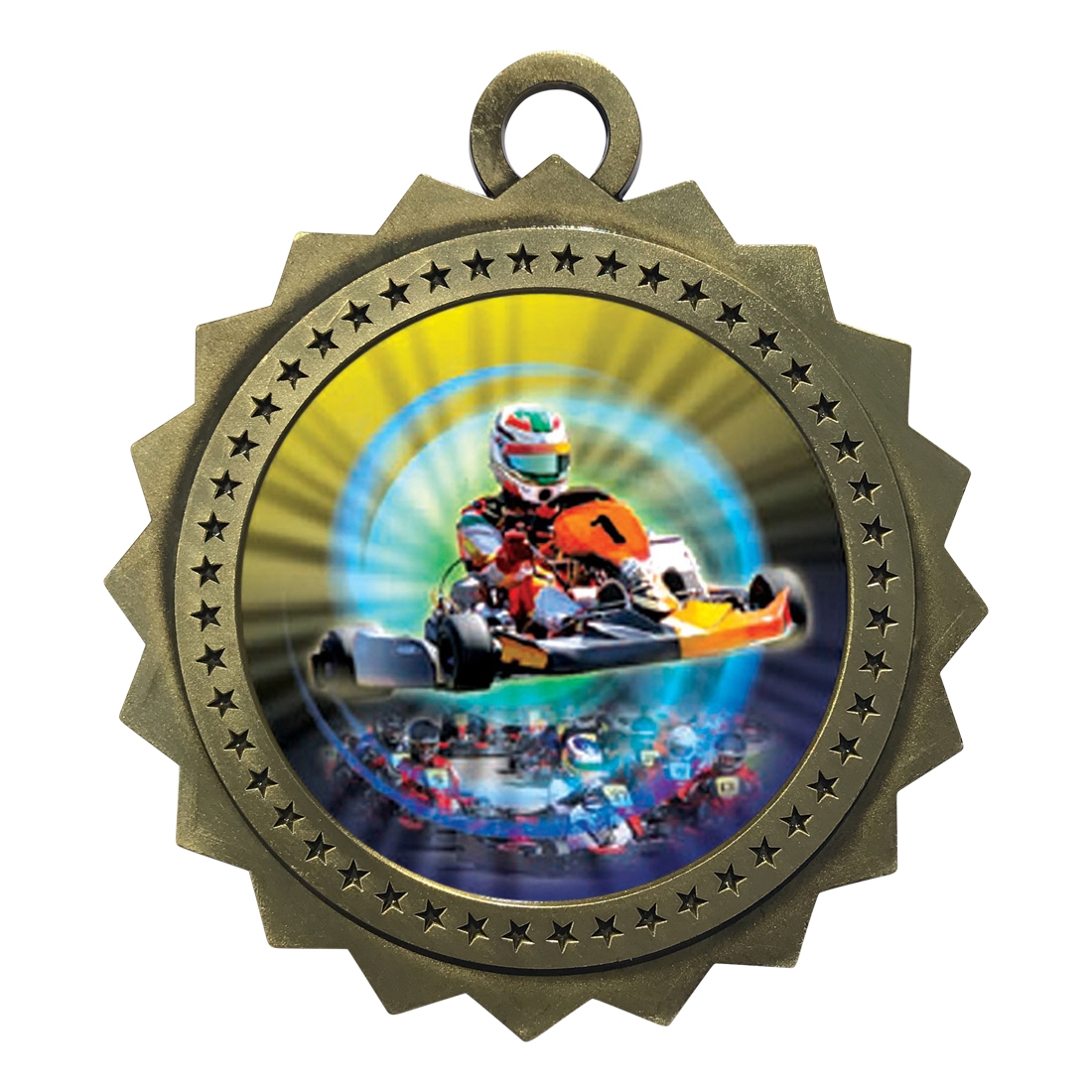3" Go-Kart Medal