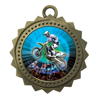3" Motorcross Medal