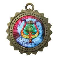 3" Music Medal