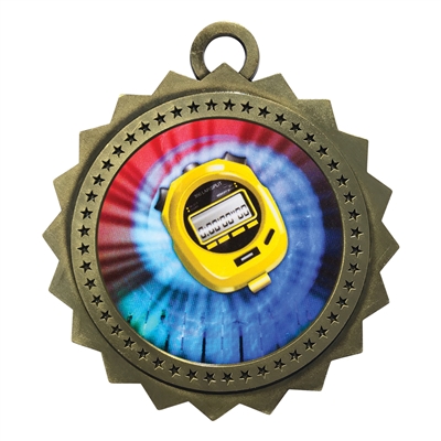 3" Swimming Medal