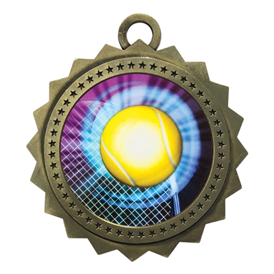 3" Tennis Medal