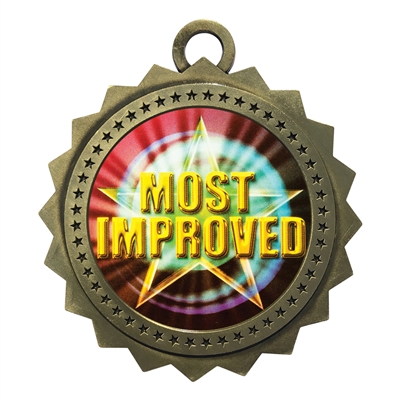 3" Most Improved Medal