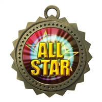 3" All Star Medal