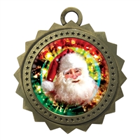 3" Santa Claus Christmas Medal