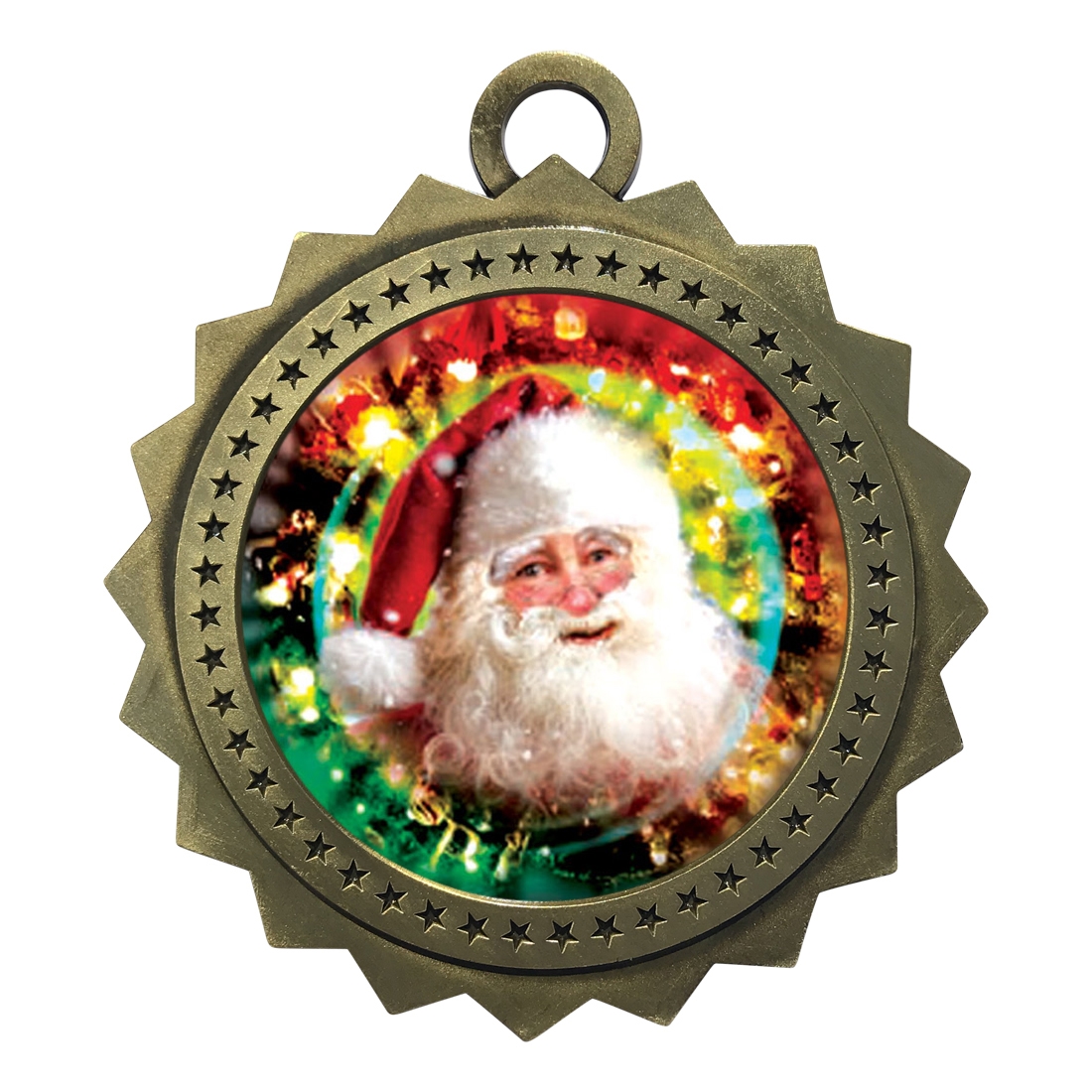 3" Santa Claus Christmas Medal